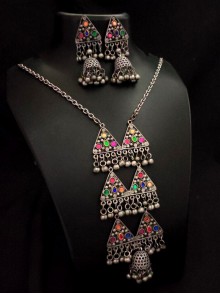 Oxidised Jewelry Set